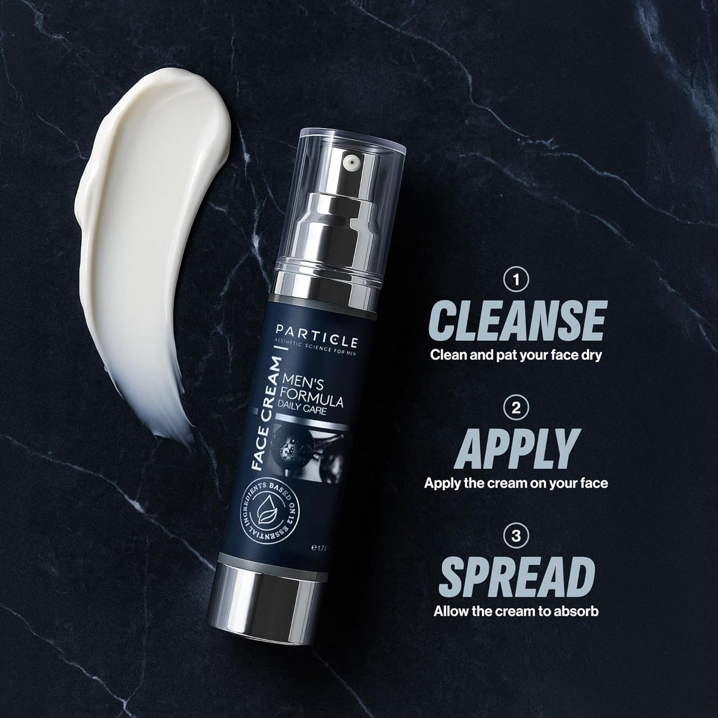 Particle 6-in-1 Face Cream for Mens Formula Daily Care 1.7 fl. oz / 50 ml