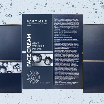 Particle 6-in-1 Face Cream for Mens Formula Daily Care 1.7 fl. oz / 50 ml