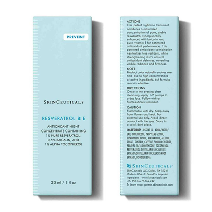 SkinCeuticals Resveratrol B & E Nighttime Antioxidant Facial Serum (1 fl. oz 30ml)